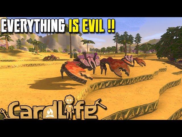 EVERYTHING IS EVIL AND WANTS TO KILL ME !!| CARDLIFE : CARDBOARD SURVIVAL [EP1]