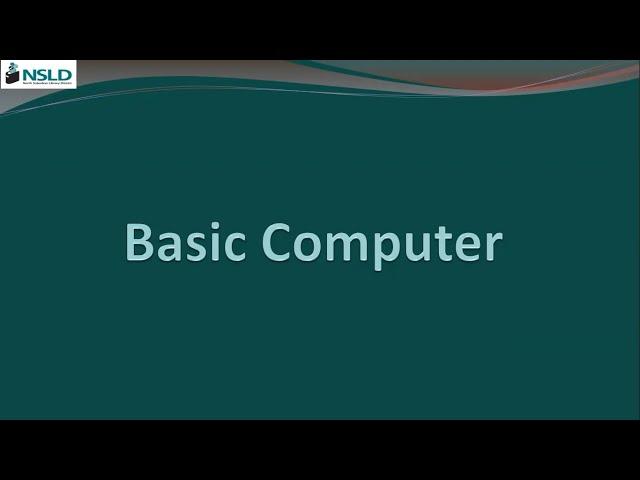 Computers for Beginners