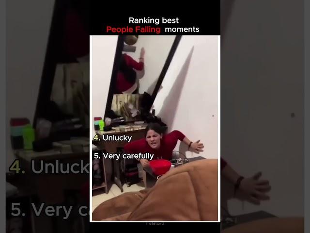 Ranking best People Falling moments #shorts #ranking #funny #fail