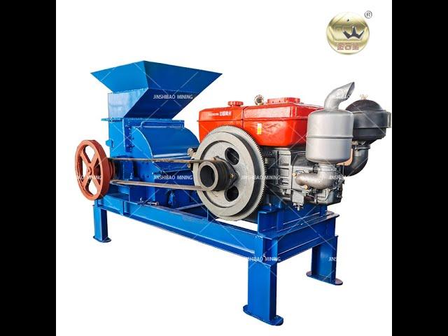 500×800 model rock gold hammer mill with diesel engine