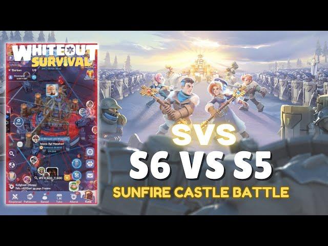 SVS S6 VS S5 - SUNFIRE CASTLE BATTLE (EVL) KITTY POV [WHITEOUT SURVIVAL]