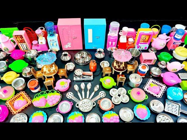 6 Minutes Satisfying with Unboxing Disney Hello Kitty Sanrio Kitchen Set |Miniature ASMR Kitchen Set