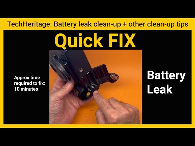 Quick Fix, Battery Leak Clean up