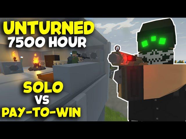 How A 7,500 Hour Solo Dominates The Most Pay-To-Win Server on Unturned (Russia PvP)