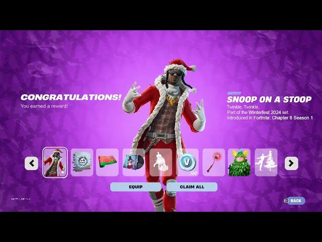 Fortnite *WINTERFEST* Presents OPENED! (Full Showcase)