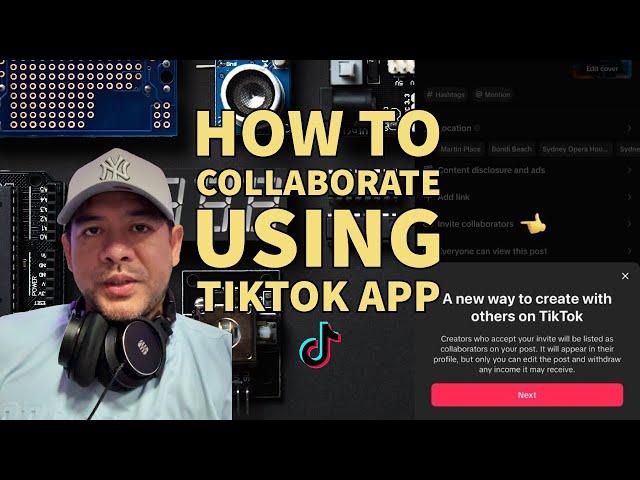 How to collaborate using the TikTok app