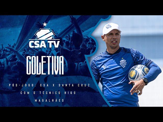 Coletiva pós-jogo com o técnico Higo Magalhães: CSA 1x0 Santa Cruz-PE - 07.12.24 - CSA TV