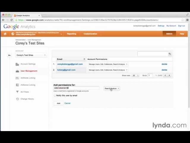 Уроки Google Analytics | 1.3 - Управление пользователями (лучшие практики)