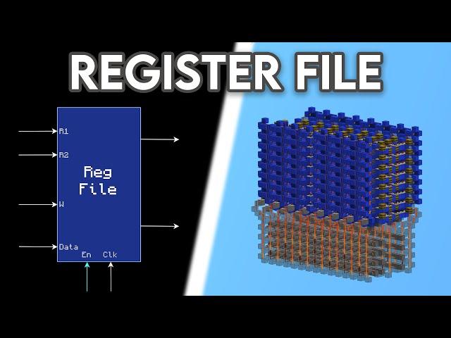 The Register File - Let's Make a Redstone Computer! #3