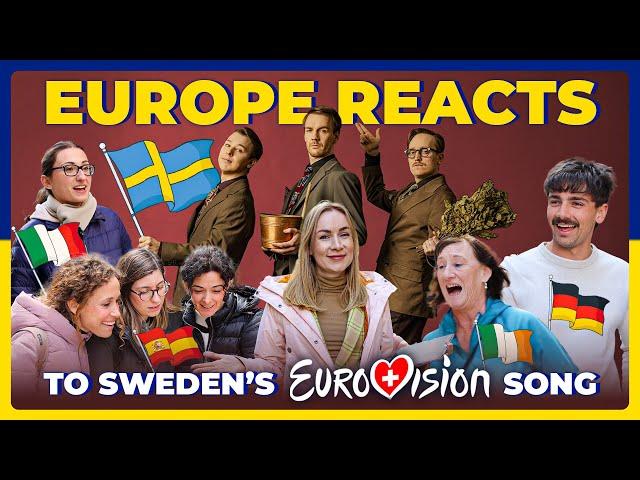 Europe reacts to Sweden’s Eurovision Song Bara Bada Bastu KAJ