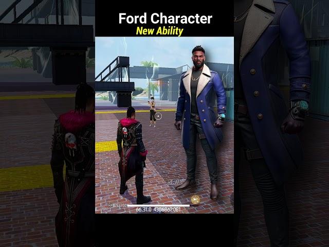 Ford Character Ability Changed Test & Gameplay  Free Fire #srikantaff #freefire