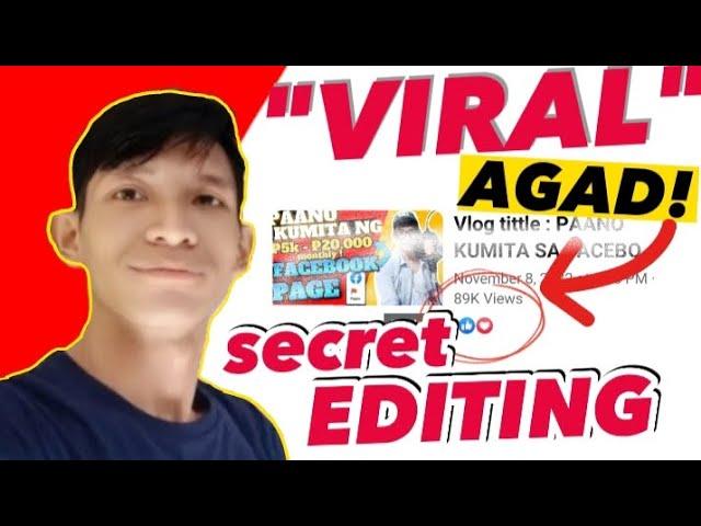 10 TIPS KUNG PAANO AKO NAG E-  EDIT KAYA NAG VIRAL ANG VIDEO KO ! @BOB377