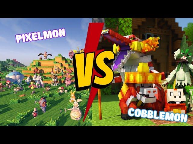 Какой мод лучше? Pixelmon против Cobblemon! || Какой мод для покемонов выбрать?