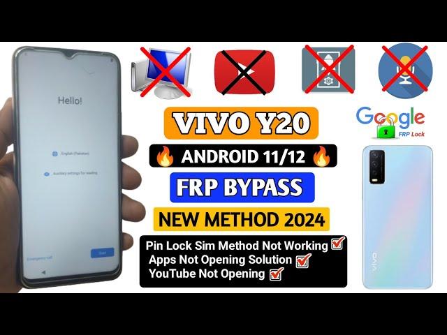 vivo y20 frp bypass 2024 || vivo y20 new security bypass 2024 || vivo v2043 frp bypass 2024