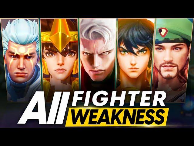 HOW TO MAKE ALL 25 FIGHTERS USELESS USING THESE COUNTERS