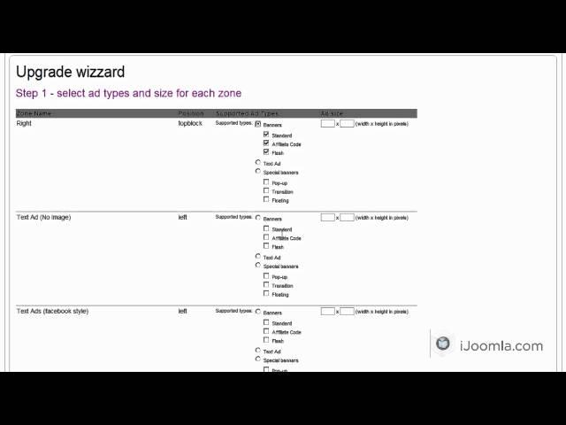 Upgrading iJoomla Ad Agency - Joomla Advertising Extension