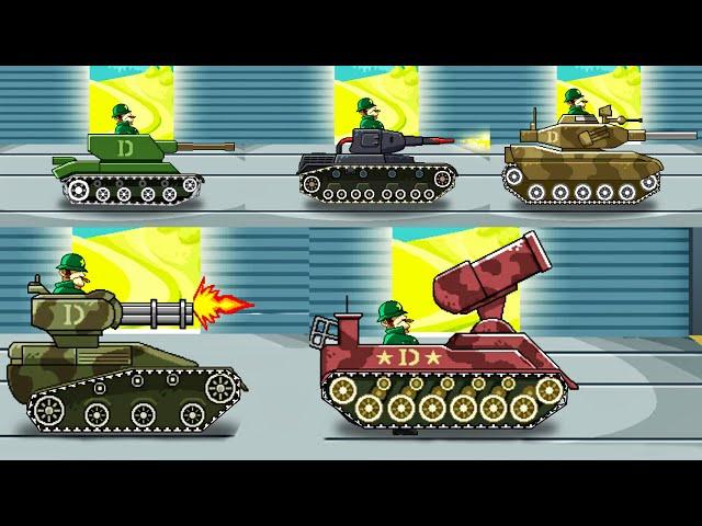 Funny Tanks - ALL Battle Tanks over Hills! Forest | Uranus, Tartarus, Apollo