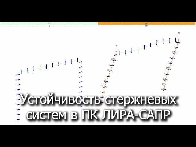 Устойчивость стержневых систем в ПК ЛИРА САПР