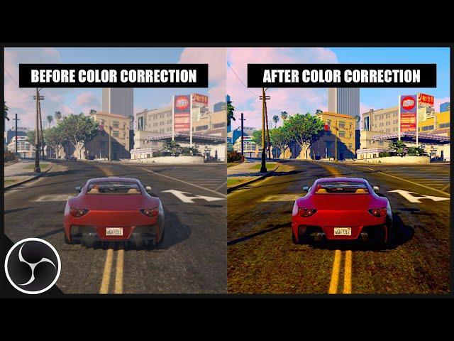 HOW TO USE COLOR CORRECTION IN OBS STUDIO | OBS COLOR CORRECTION