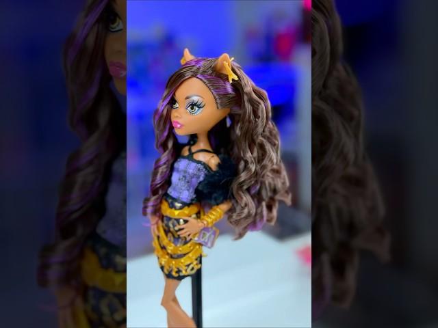 Monster High hair tutorial  #dolls #monsterhigh #monsterhighcollection #doll #dollreview