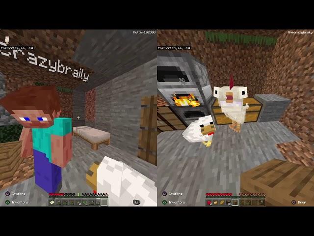 minecraft no talking ps4 split screen