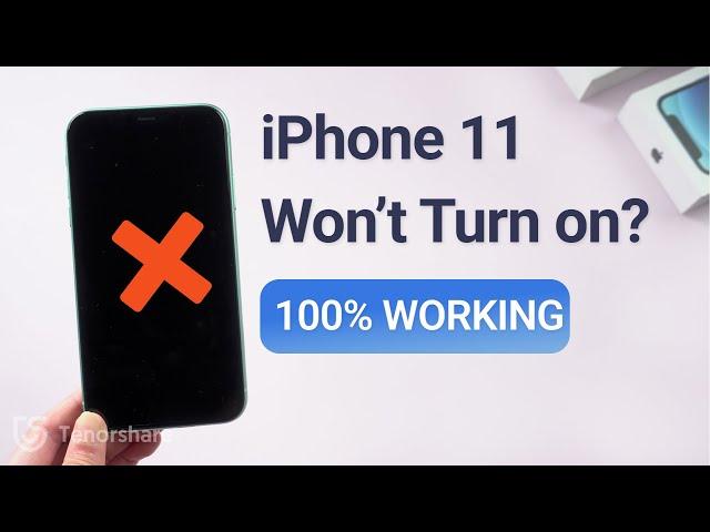 100% Working-How to Fix iPhone 11 Won't Turn On [3 Solutions] -2023