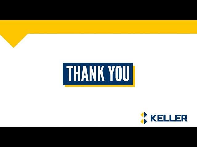 Thank you to the entire Keller team