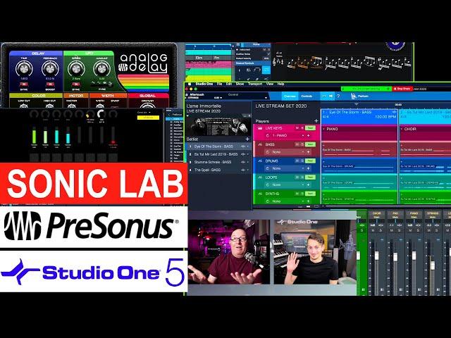 Presonus Studio One 5 Deeper Look at Show Page and More - Presentation