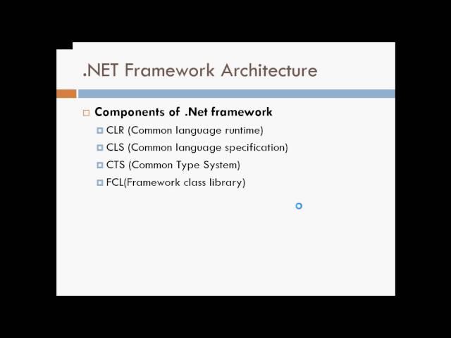 NET Framework Architecture