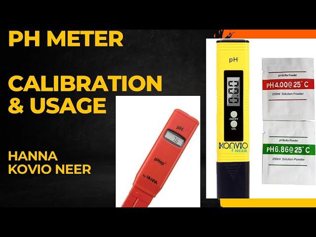 PH testing meter | ph meter calibration & use | Hanna Instruments Ph meter