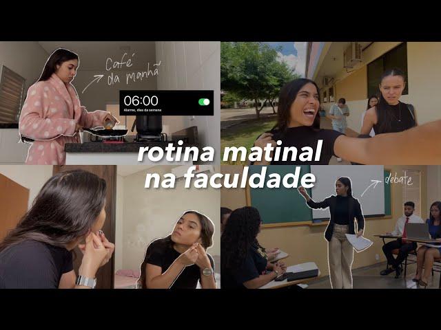 VLOG | Uma manhã na faculdade  (aula, apresentação de trabalho e debate)