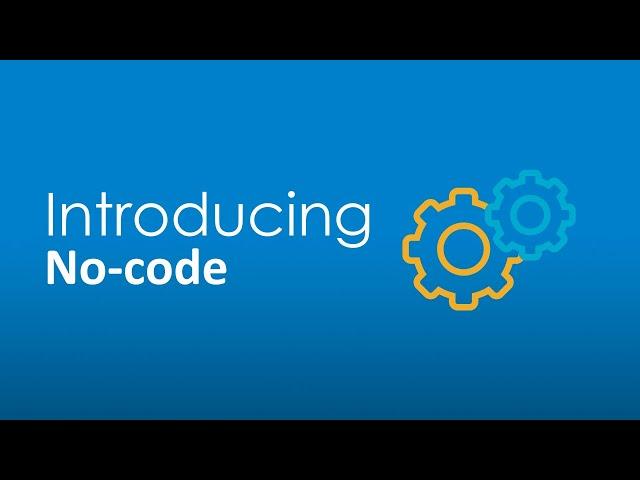 What is low-code/no-code?