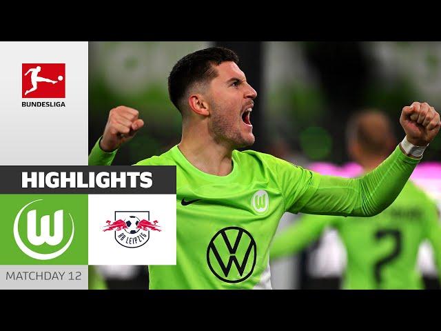 VfL Wolfsburg - RB Leipzig 2-1 | Highlights | Matchday 12 – Bundesliga 2023/24