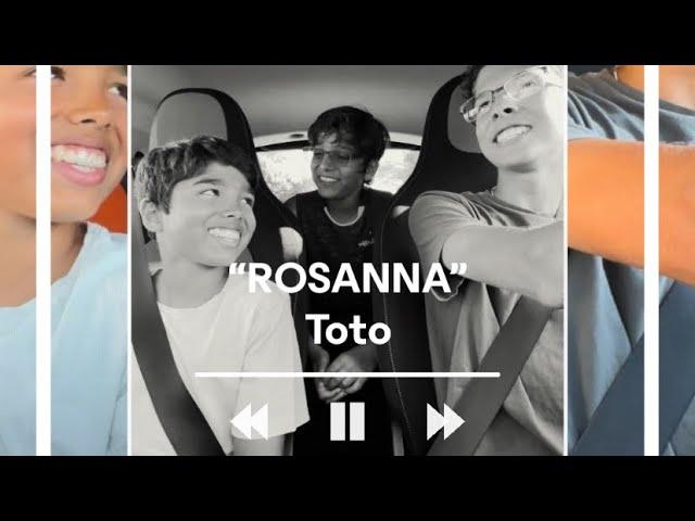 Rosanna by Toto - Lyrics to Singalong with Swami 3 Band | Dashcam Karaoke