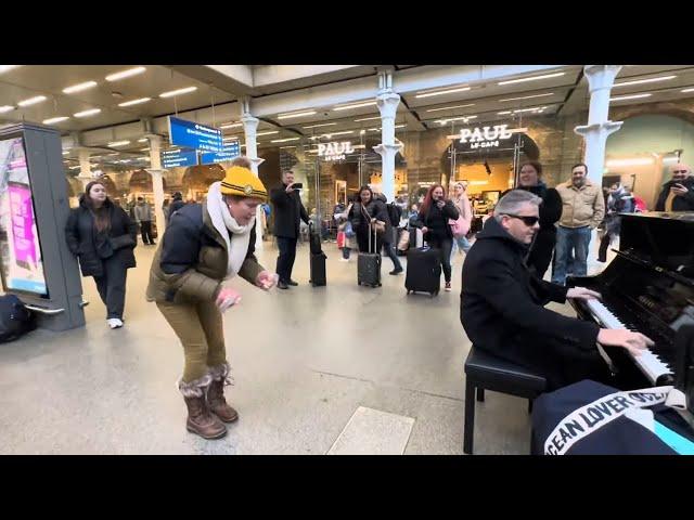 Female Science Teacher Has A Boogie Woogie