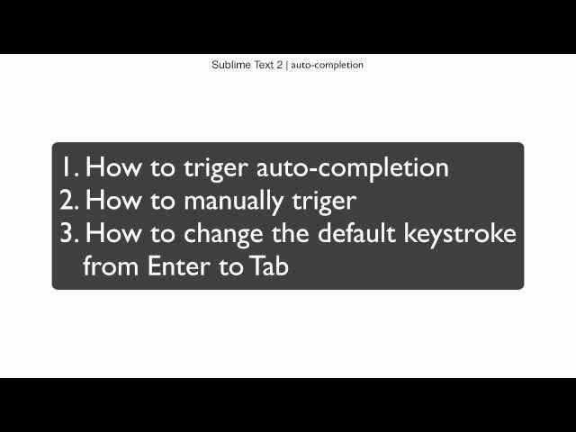 sublime text 2 tutorial | auto-completion | JJPro