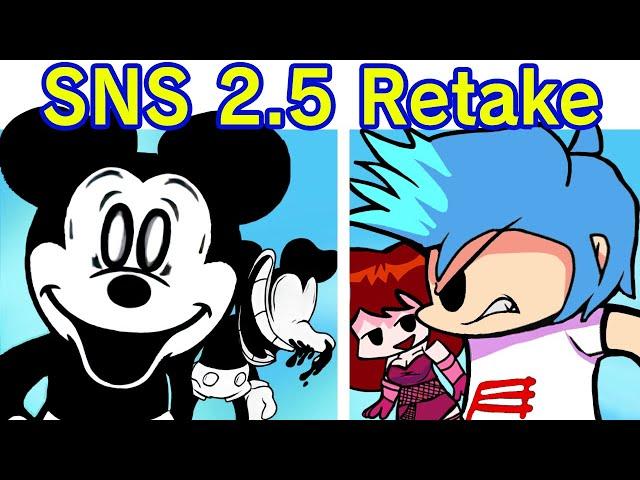 Friday Night Funkin' VS Mickey Mouse | Sunday Night - SNS 2.5 Retake (Update) (FNF Mod/Creepypasta)