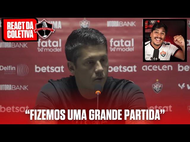 "ACREDITO NESSA ENTREGA E NO COMPROMISSO COLETIVO" I REACT COLETIVA CARPINI I ATHLETICO 1X2 VITÓRIA