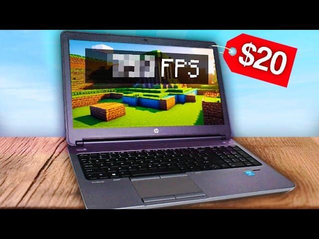 MINECRAFT Runs SMOOTHLY on This $20 Laptop