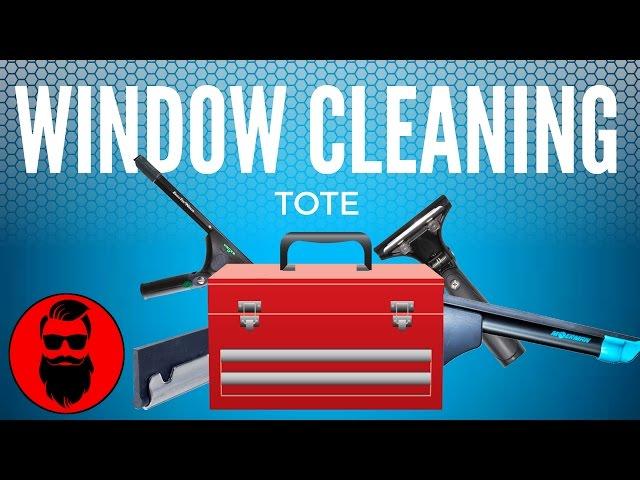 Window cleaning tote