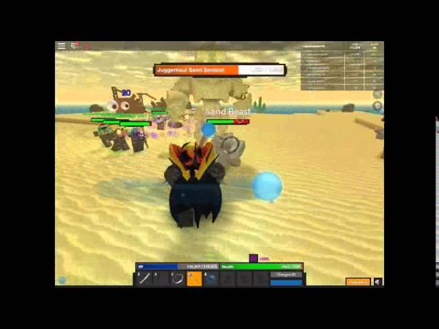 Monster Islands - Juggernaut Sand Sentinel Battle