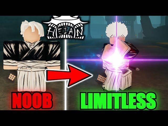 Going From NOOB To LIMITLESS Satoru Gojo In Heian...(Roblox)