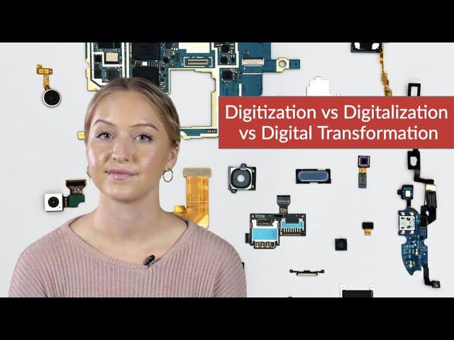 Digitization vs Digitalization vs Digital Transformation