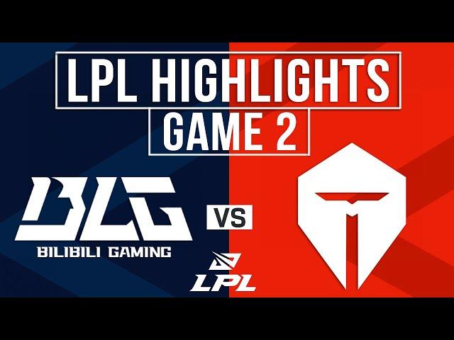 BLG vs TES Highlights Game 2 | LPL 2024 Summer Playoffs | Bilibili Gaming vs Top Esports