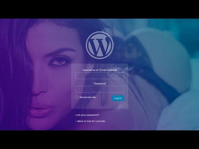 How to customize wordpress login page without plugins