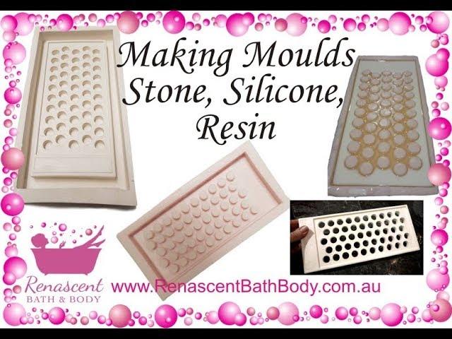 Stone casting, silicone mould making, resin casting - Wait for the resin reaction!