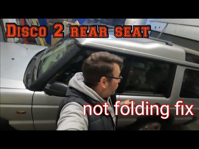 discovery td5 restoration. rear 7 seats will not open. here is how we fixed it.