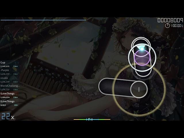 osu! yugen skin gameplay