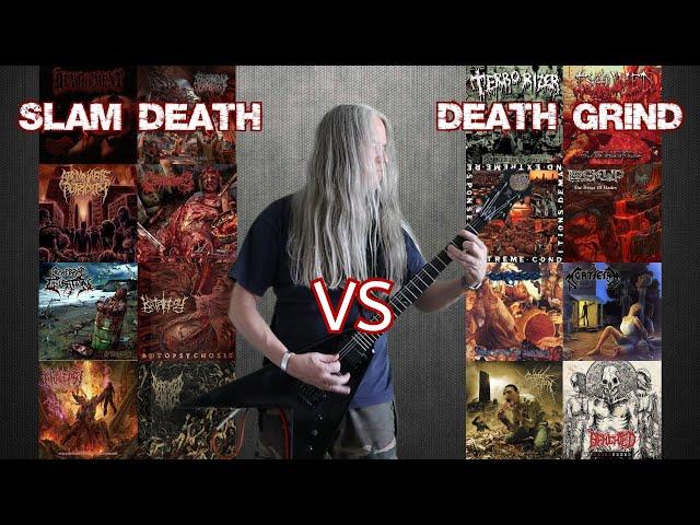 Slam Death  VS Death Grind (Ultimate Guitar Riffs Battle)