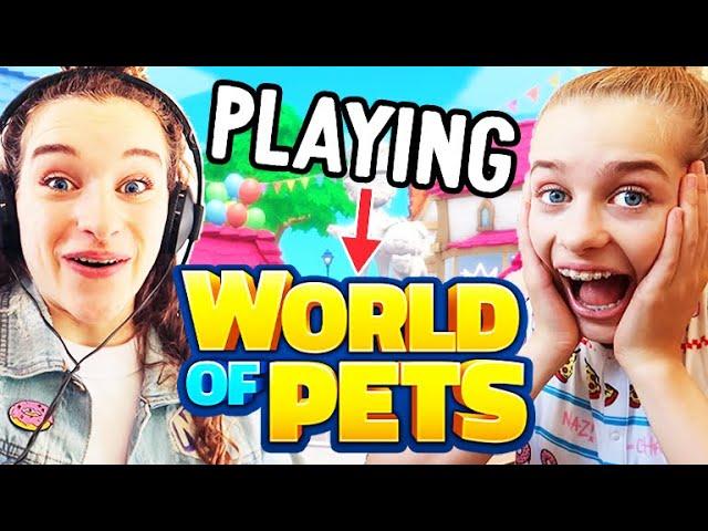 FIRST TIME PLAYING WORLD OF PETS (our game) w/ The Norris Nuts